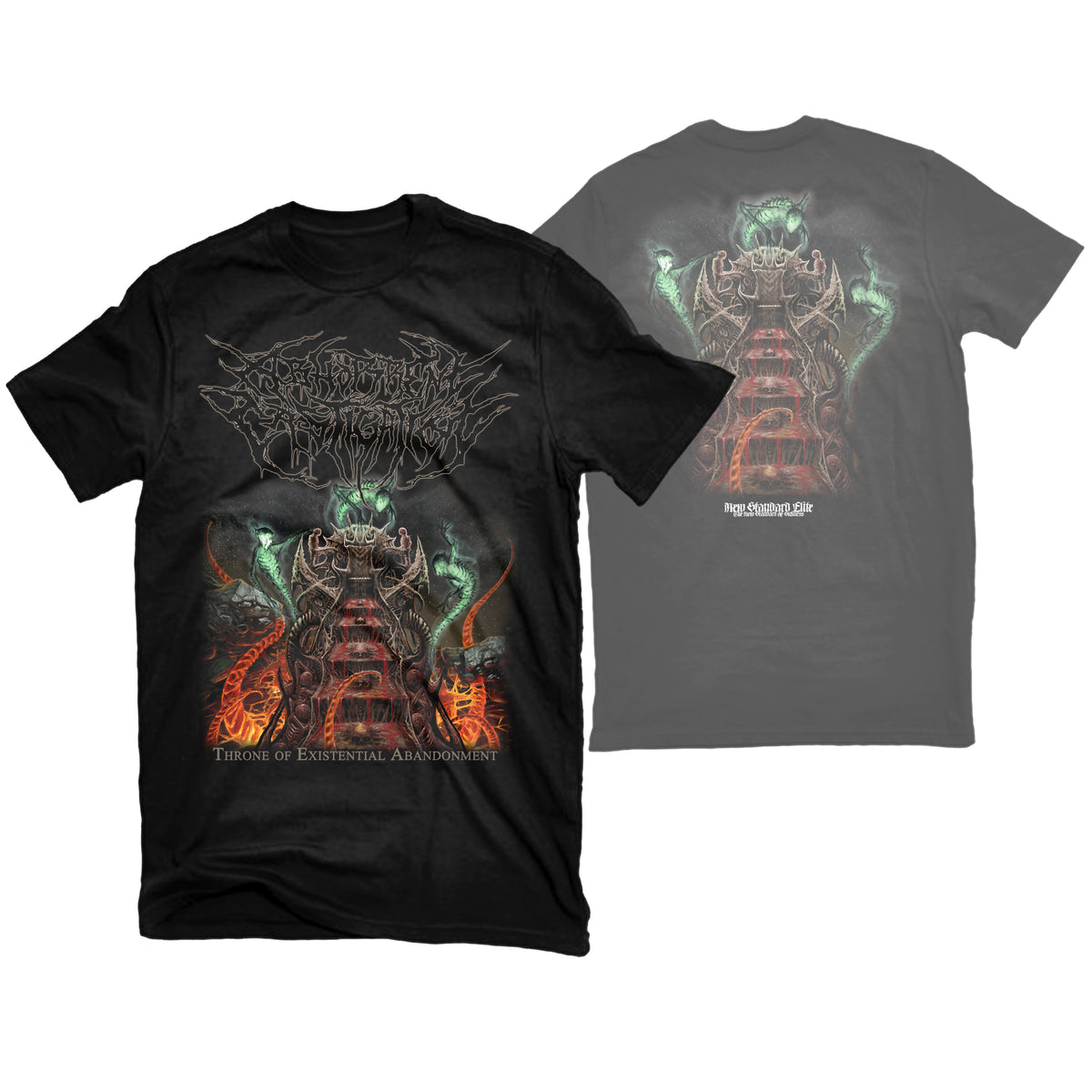 ABHORRENT CASTIGATION "THRONE OF EXISTENTIAL ABANDONMENT" T-SHIRT