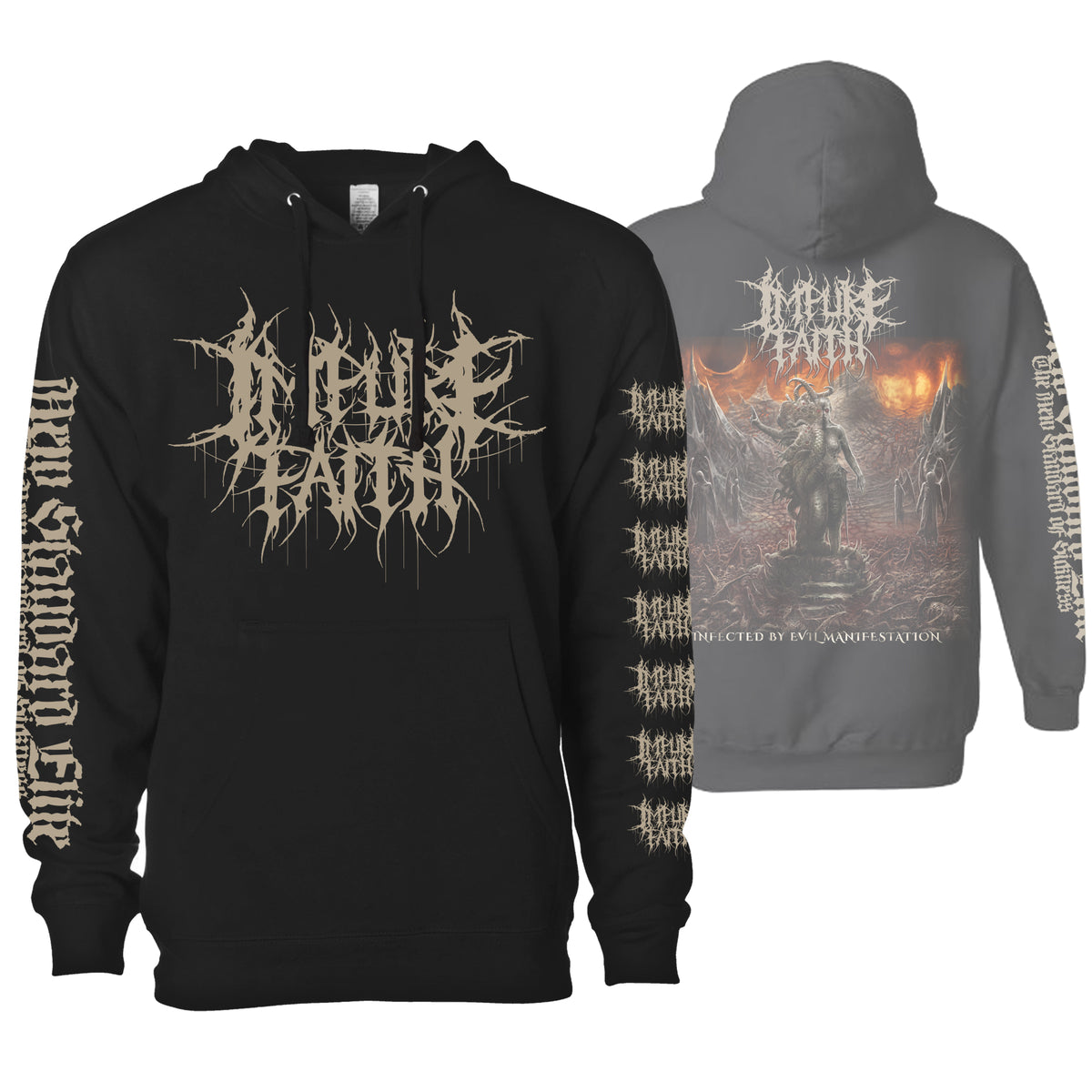 IMPURE FAITH "INFECTED BY EVIL MANIFESTATION" HOODIE