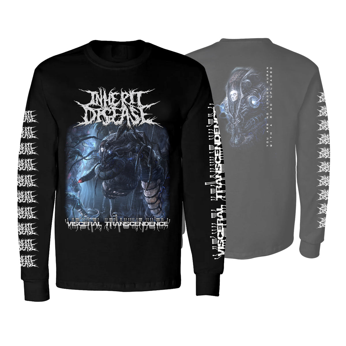 INHERIT DISEASE 'VISCERAL TRANSCENDENCE" LONG SLEEVE