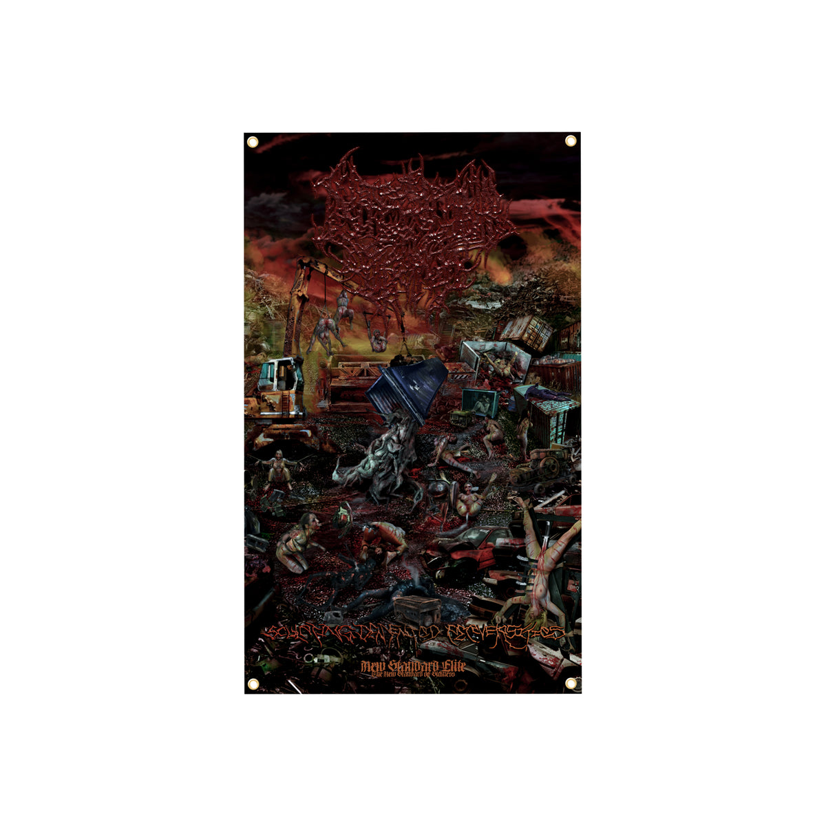 INTESTINAL SODOMY "SCULPTING" BANNER FLAG