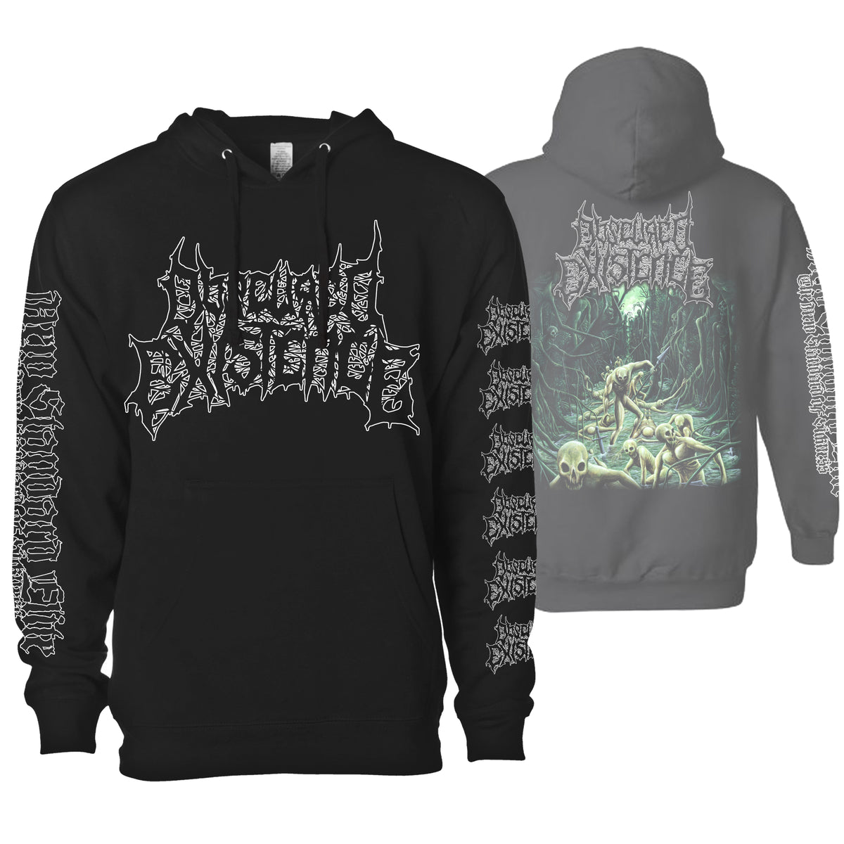 OBSCURED EXISTENCE "CYSTIC INCURSION" HOODIE