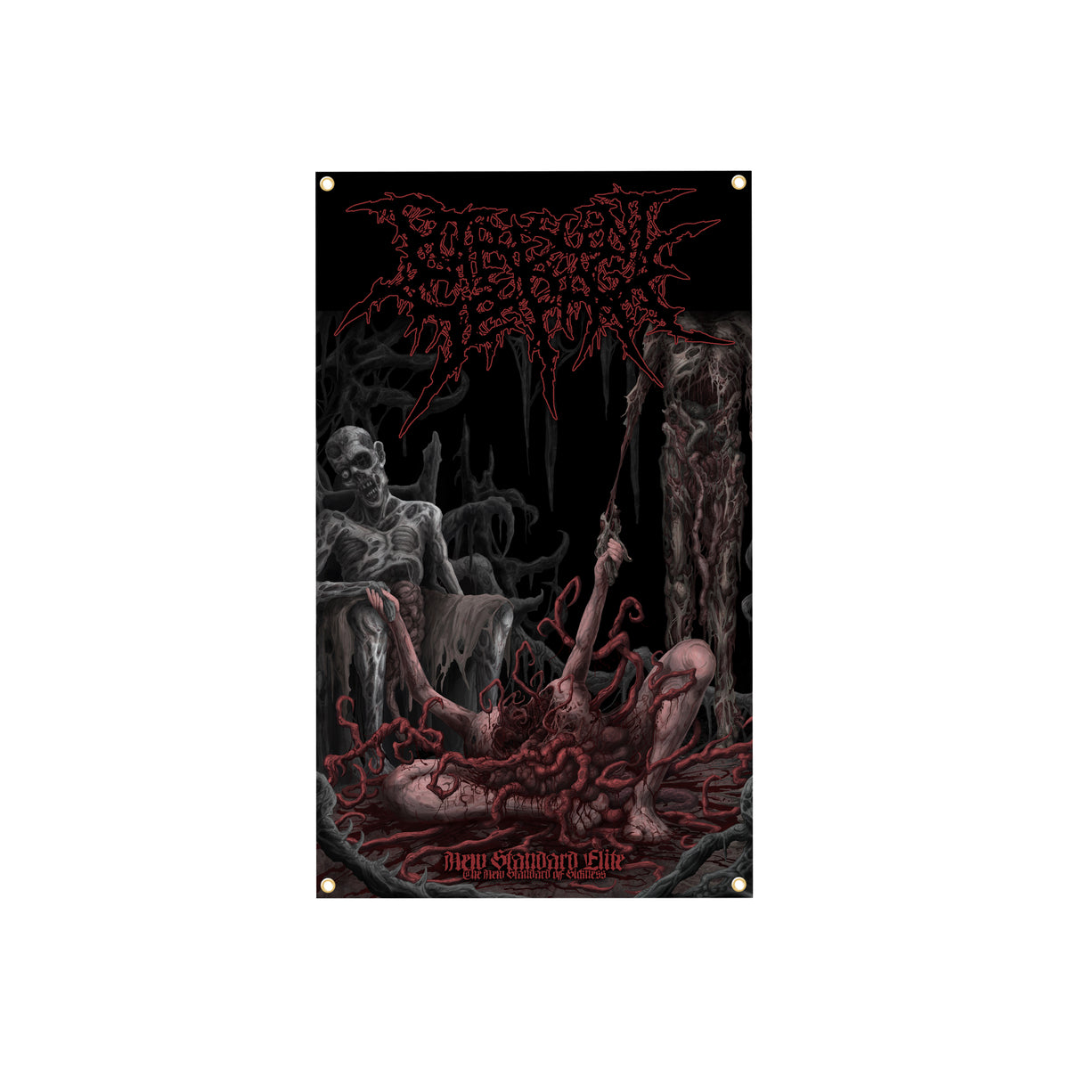 PUTRESCENT SEEPAGE BANNER FLAG