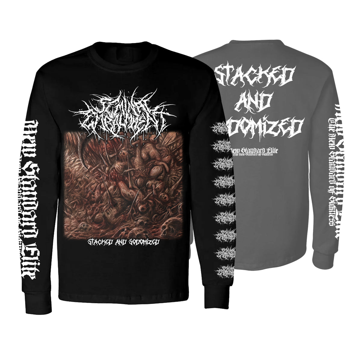 SEMINAL EMBALMMENT "STACKED AND SODOMIZED" LONG SLEEVE