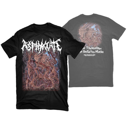 ASPHYXIATE "SELF TRANSFORM FROM DECAYED FLESH" T-SHIRT