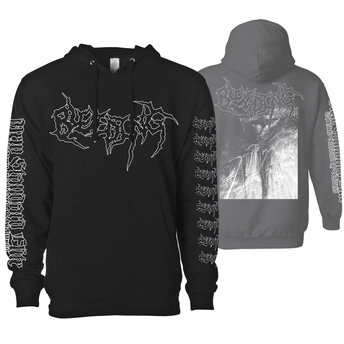 BLEEDING "CROSS" HOODIE