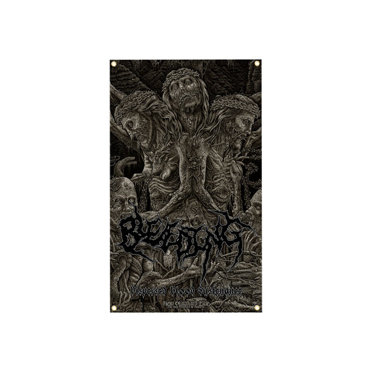 BLEEDING "DISPERSED BLOOD SUSTENANCE" BANNER FLAG
