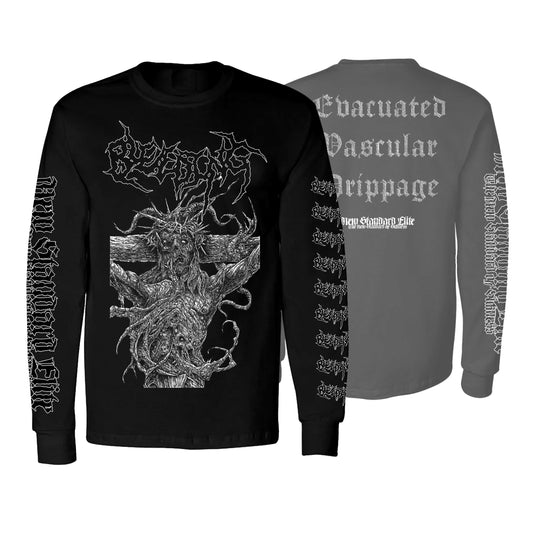 BLEEDING "EVACUATED VASCULAR DRIPPAGE"  LONG SLEEVE