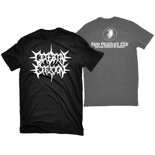 CEREBRAL EFFUSION "WHITE LOGO" T-SHIRT