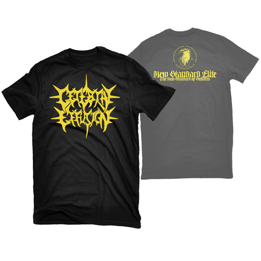 CEREBRAL EFFUSION "YELLOW LOGO" T-SHIRT