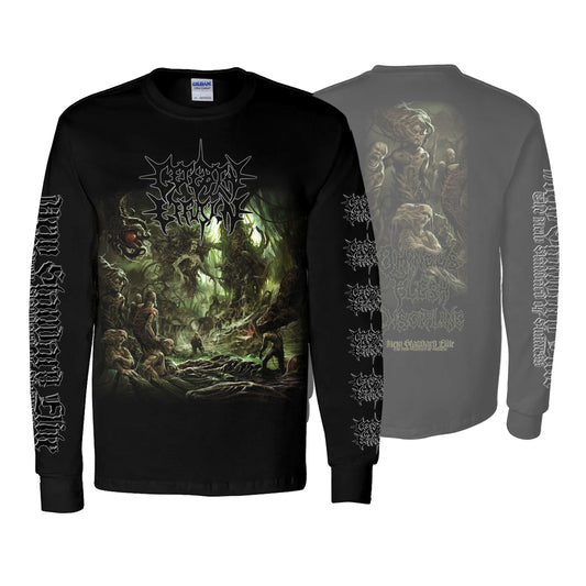 CEREBRAL EFFUSION "OMINOUS FLESH DISCIPLINE" LONG SLEEVE