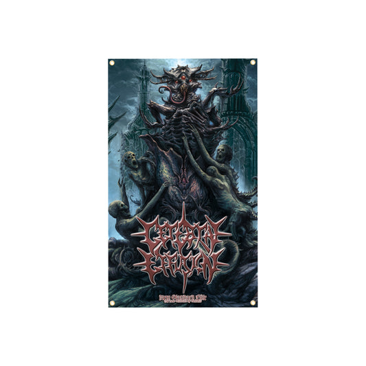 CEREBRAL EFFUSION "IDOLATRY" BANNER FLAG