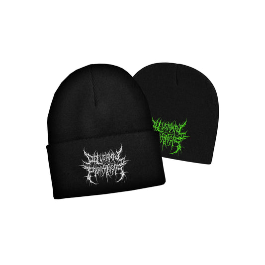 DELUSIONAL PARASITOSIS LOGO BEANIE