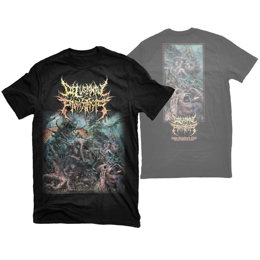 DELUSIONAL PARASITOSIS "REGURGITATING INTESTINAL ROT" T-SHIRT