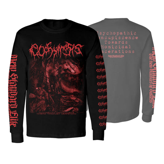 ECCHYMOSIS "PSYCHOPATHIC CONCUPISCENCE TOWARDS HOMICIDAL LACERATION" LONG SLEEVE