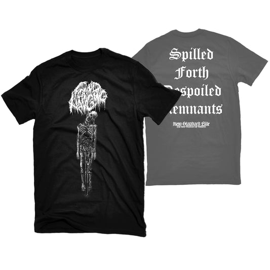 FOUND HANGING "SPILLED FORTH DESPOILED REMAINS" T-SHIRT