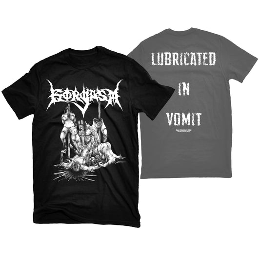 GORGASM "LUBRICATED IN VOMIT" T-SHIRT
