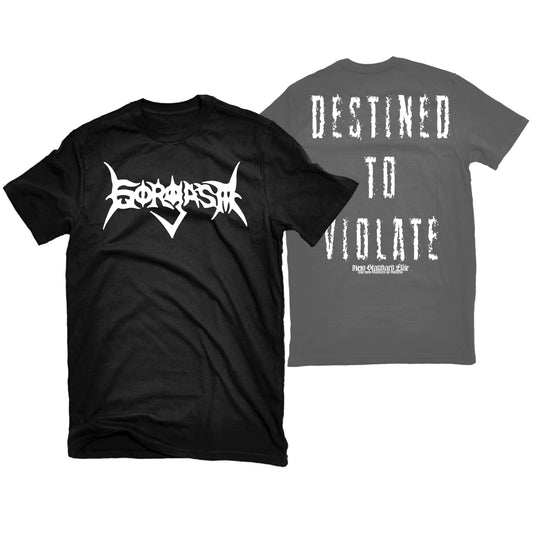 GORGASM "WHITE LOGO" T-SHIRT