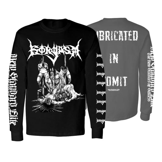 GORGASM "LUBRICATED IN VOMIT" LONG SLEEVE