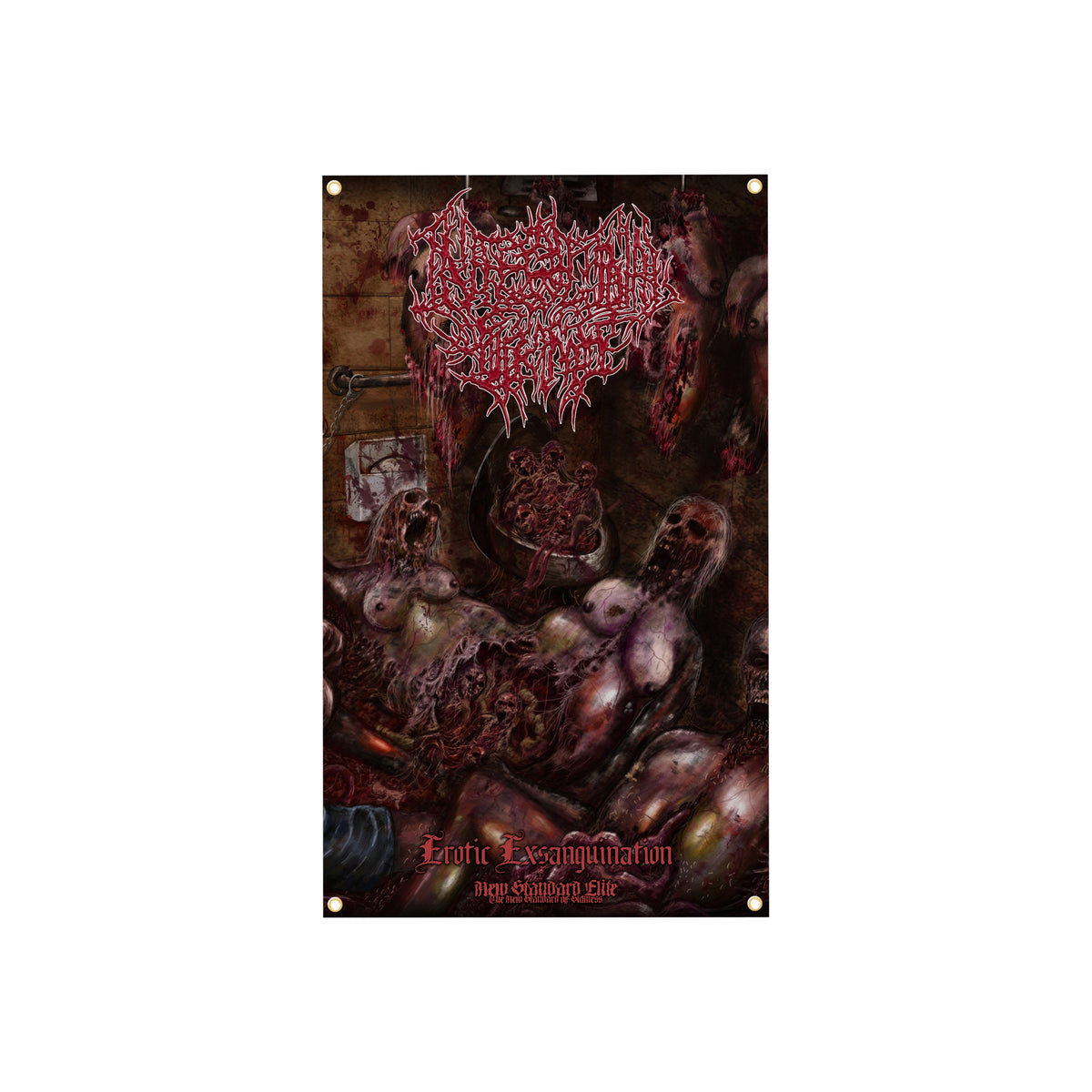 INTESTINAL SODOMY "EXANGUINATION" BANNER FLAG