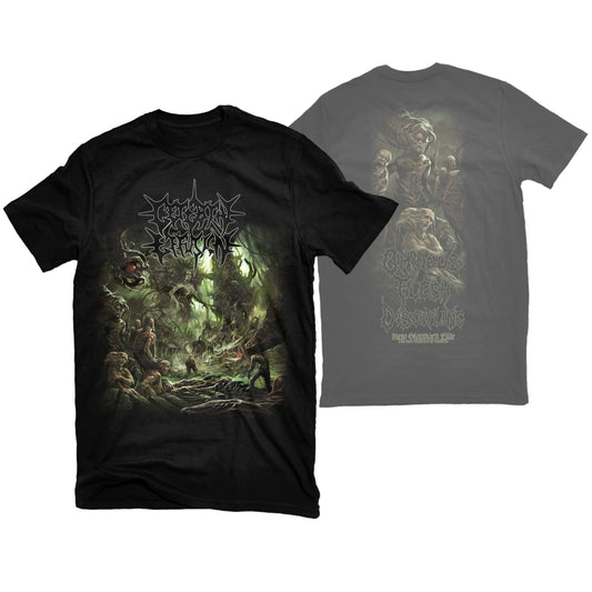 CEREBRAL EFFUSION "OMINOUS FLESH DISCIPLINE" T-SHIRT