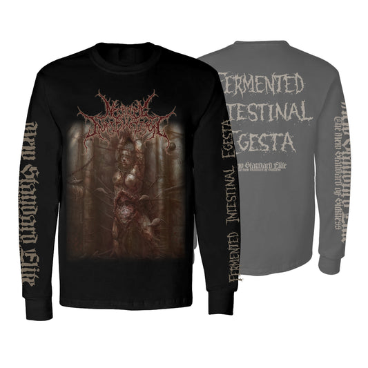 NECROTIC INFIBULATION "FERMENTED INTESTINAL EGESTA " LONG SLEEVE