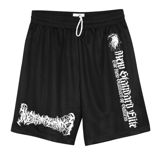 NUCLEAR REMAINS "ORIGINAL LOGO" MOSH SHORTS