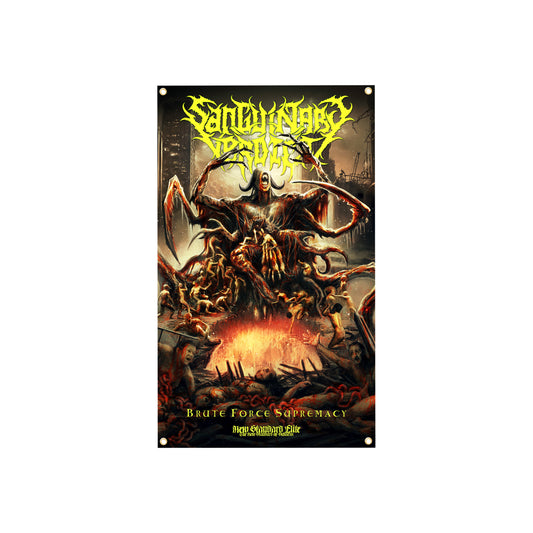 SANGUINARY VERDICT "SUPREMACY" BANNER FLAG