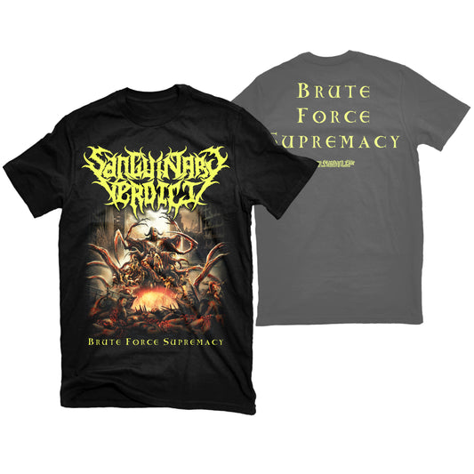 SANGUINARY VERDICT "BRUTE FORCE SUPREMACY" T-SHIRT