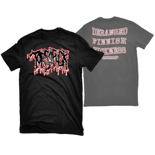 TORSOFUCK "DERANGED" BLACK T-SHIRT