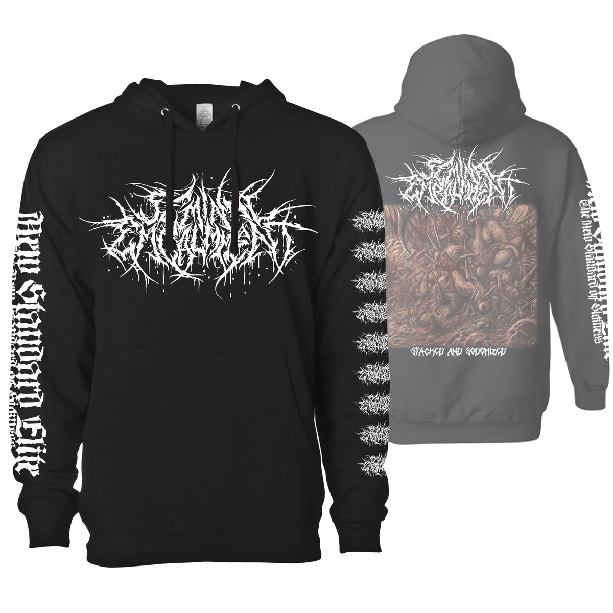 SEMINAL EMBALMMENT "STACKED AND SODOMIZED" HOODIE