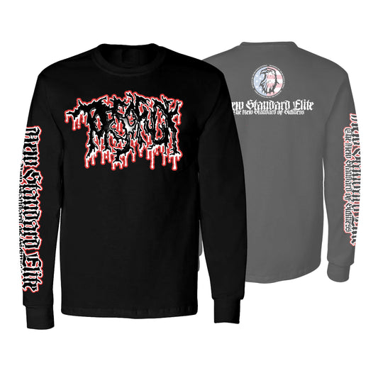 TORSOFUCK "LOGO" BLACK  LONGSLEEVE