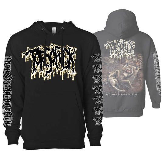 TORSOFUCK "AS SEMEN BLENDS TO ROT" HOODIE